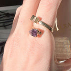 The Cube Stone Ring