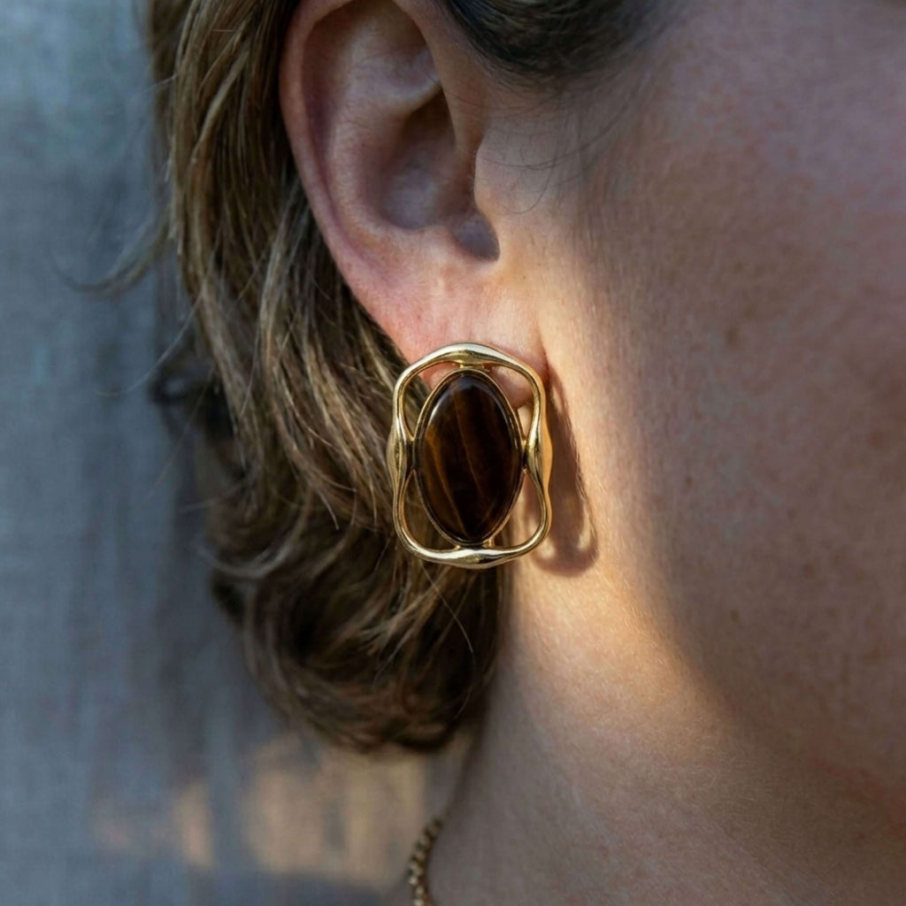 Sculptural Frame Earrings