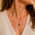 Linear Bar Gold Necklace
