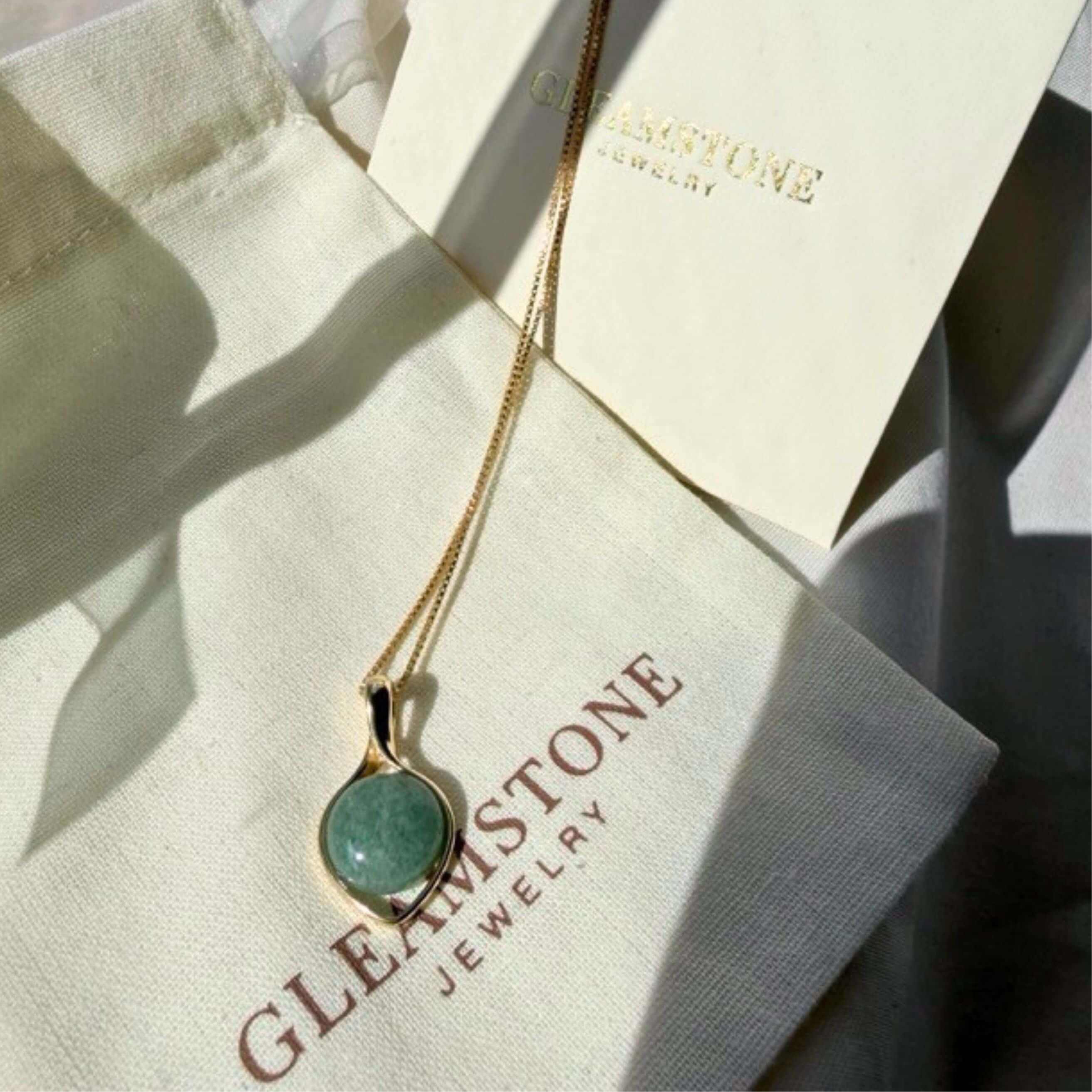 Offset Round Gold Necklace