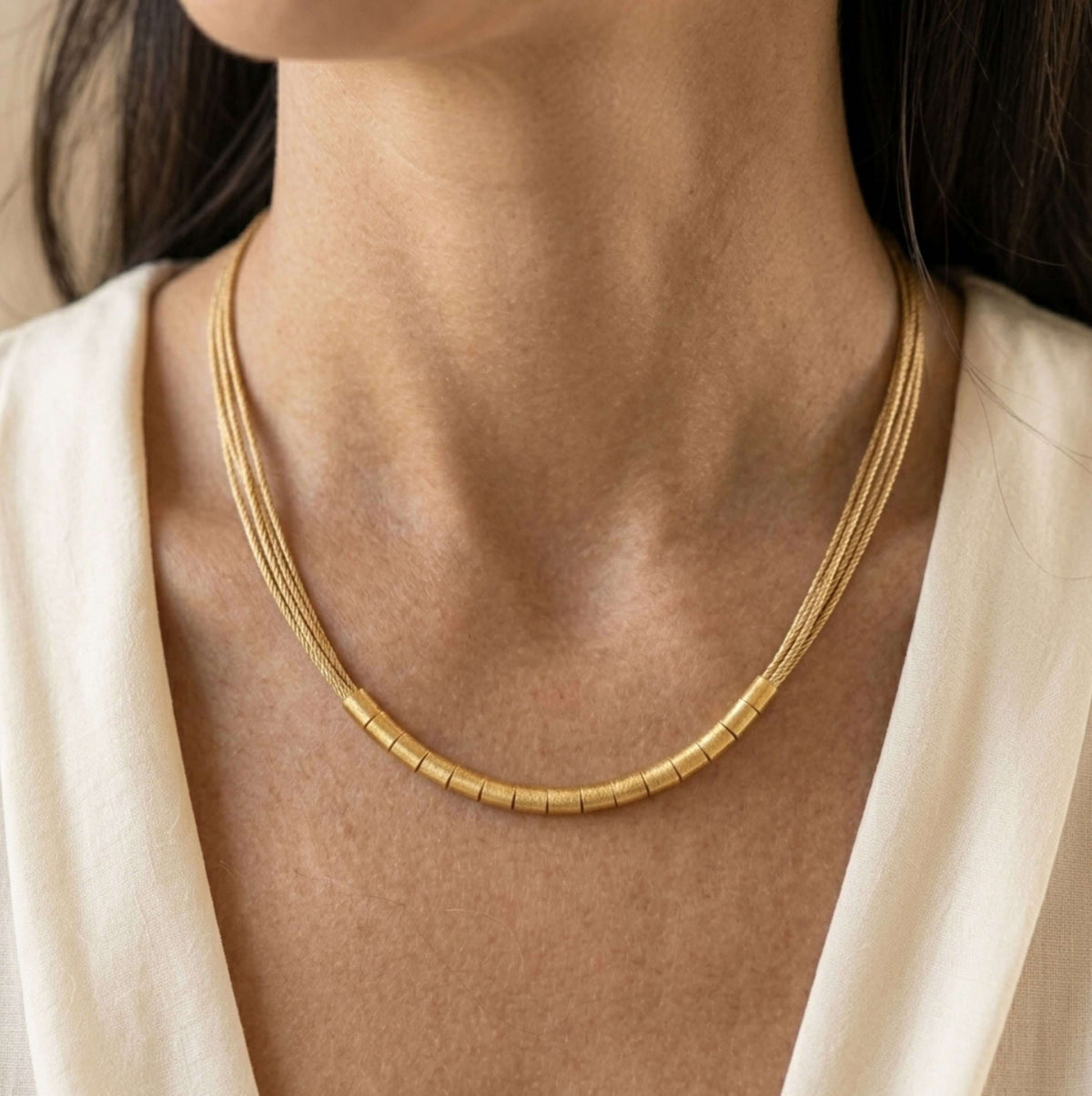 Gilded Golden Necklace