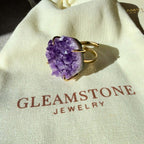Crystalline Ring – Amethyst Druzy