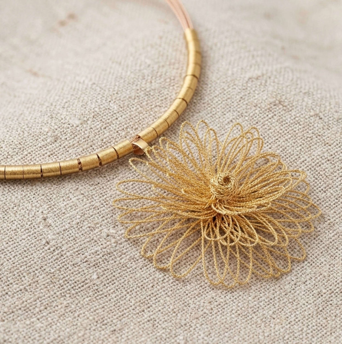 Gilded Bloom Necklace