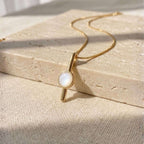 Linear Bar Gold Necklace