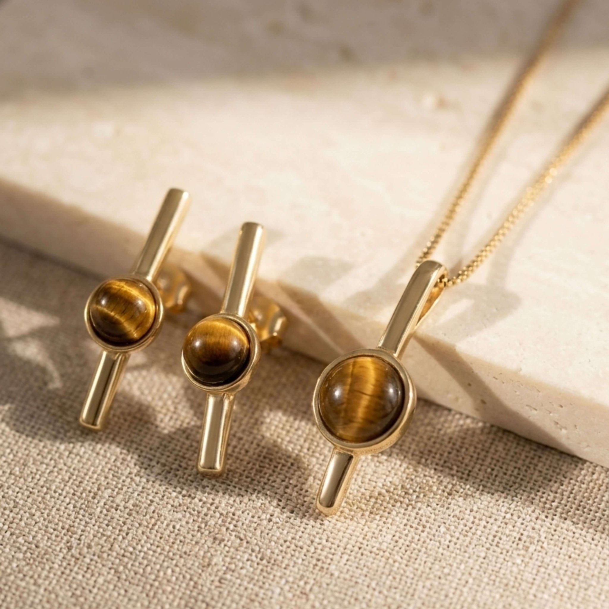 Linear Bar Gold Set