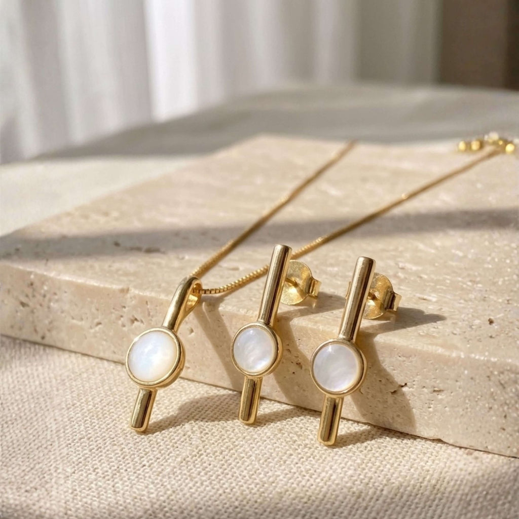 Linear Bar Gold Set