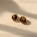 Offset Round Gold Set
