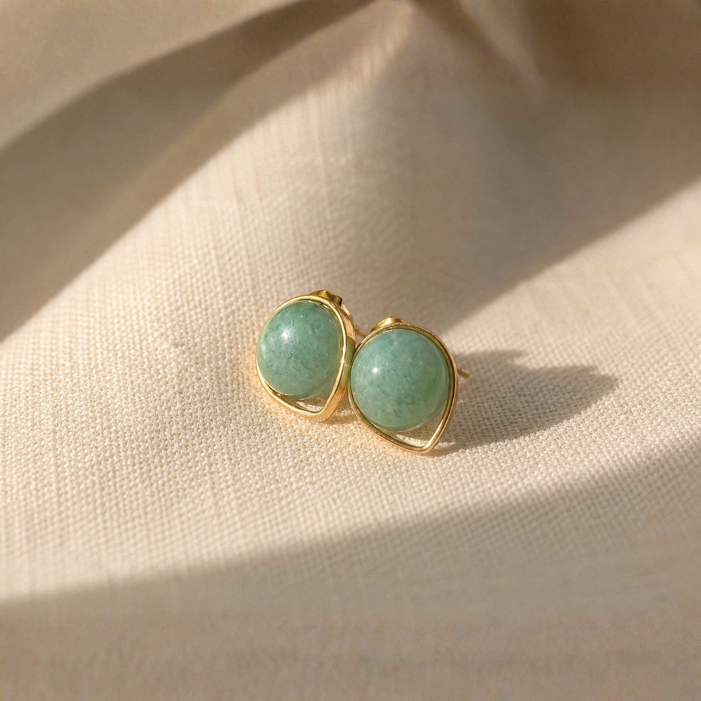 Offset Round Gold Set