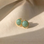 Offset Round Gold Set