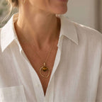 Open Oval Gold Set