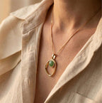 Open Oval Gold Set