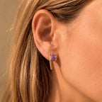 Organic Stone Stick Earrings