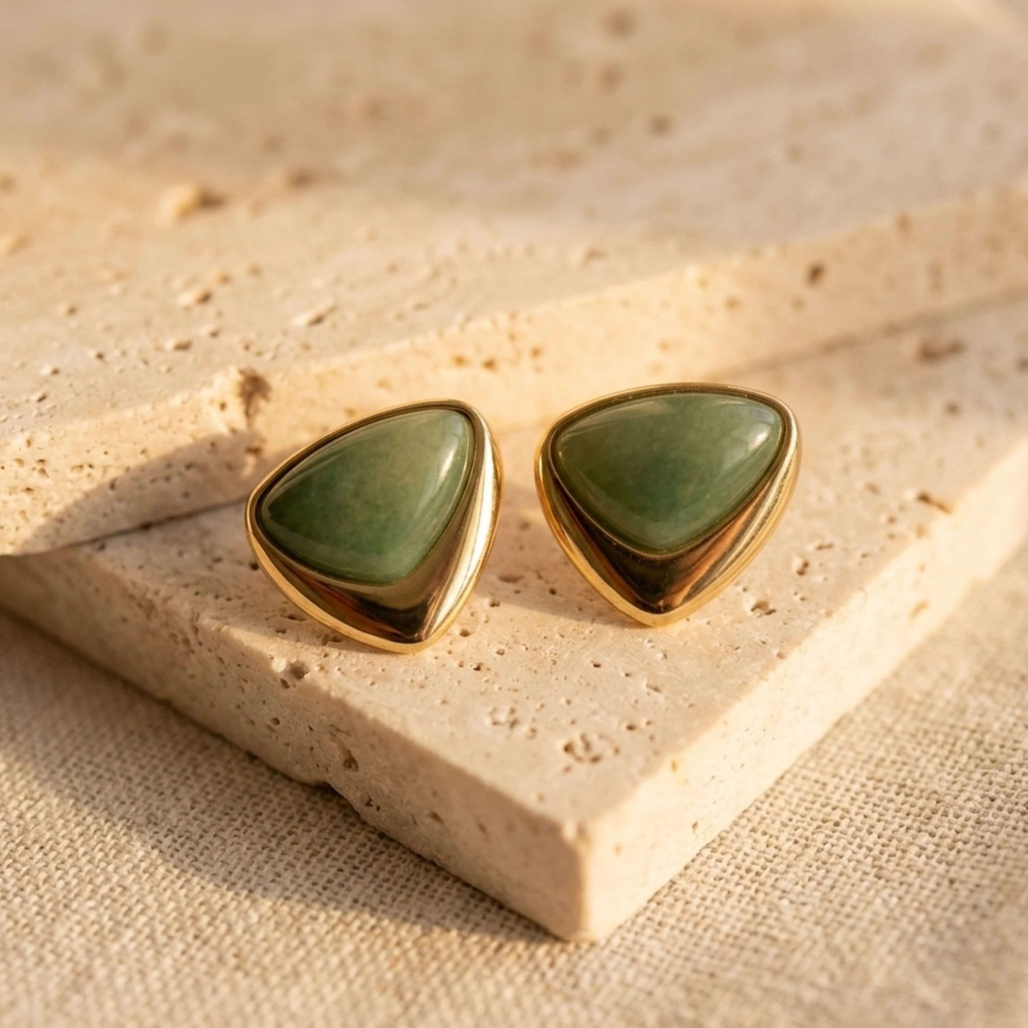 Prism Stone Stud Earrings