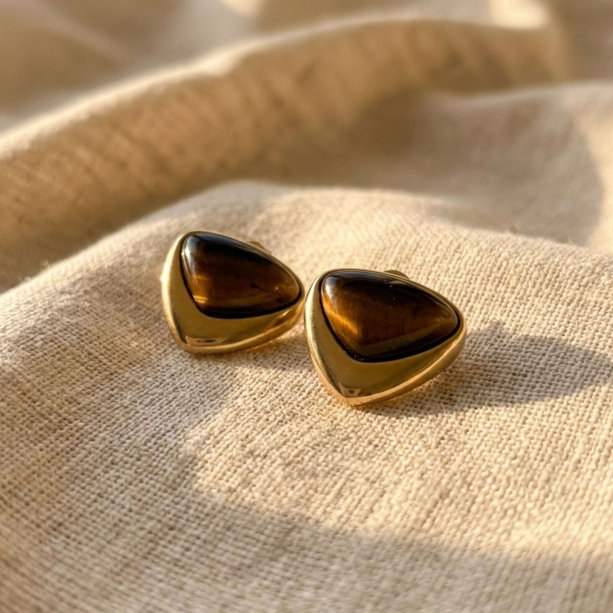 Prism Stone Stud Earrings