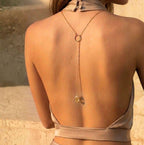 Raw Stone Lariat Necklace