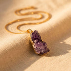 Sculptural Druzy Pendant