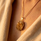 Sculptural Druzy Pendant