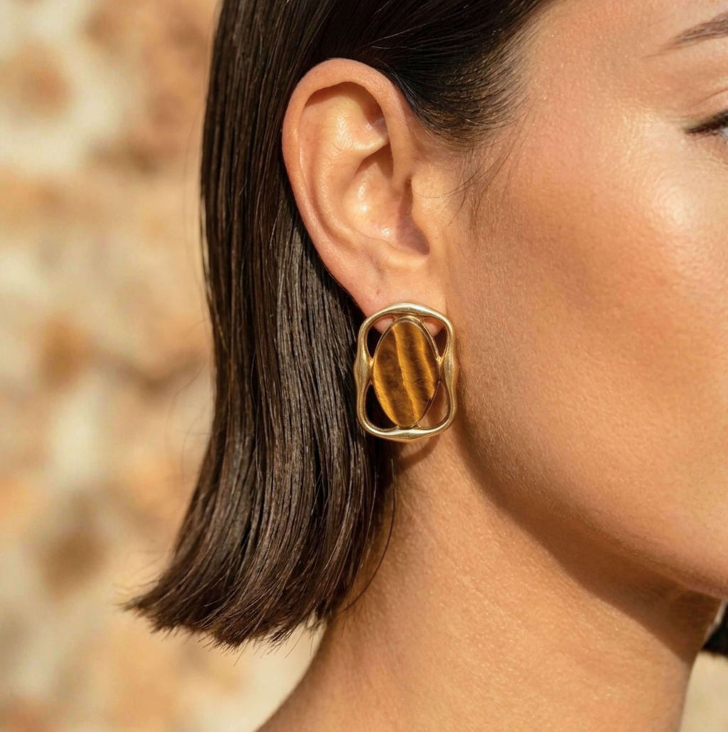 Sculptural Frame Earrings
