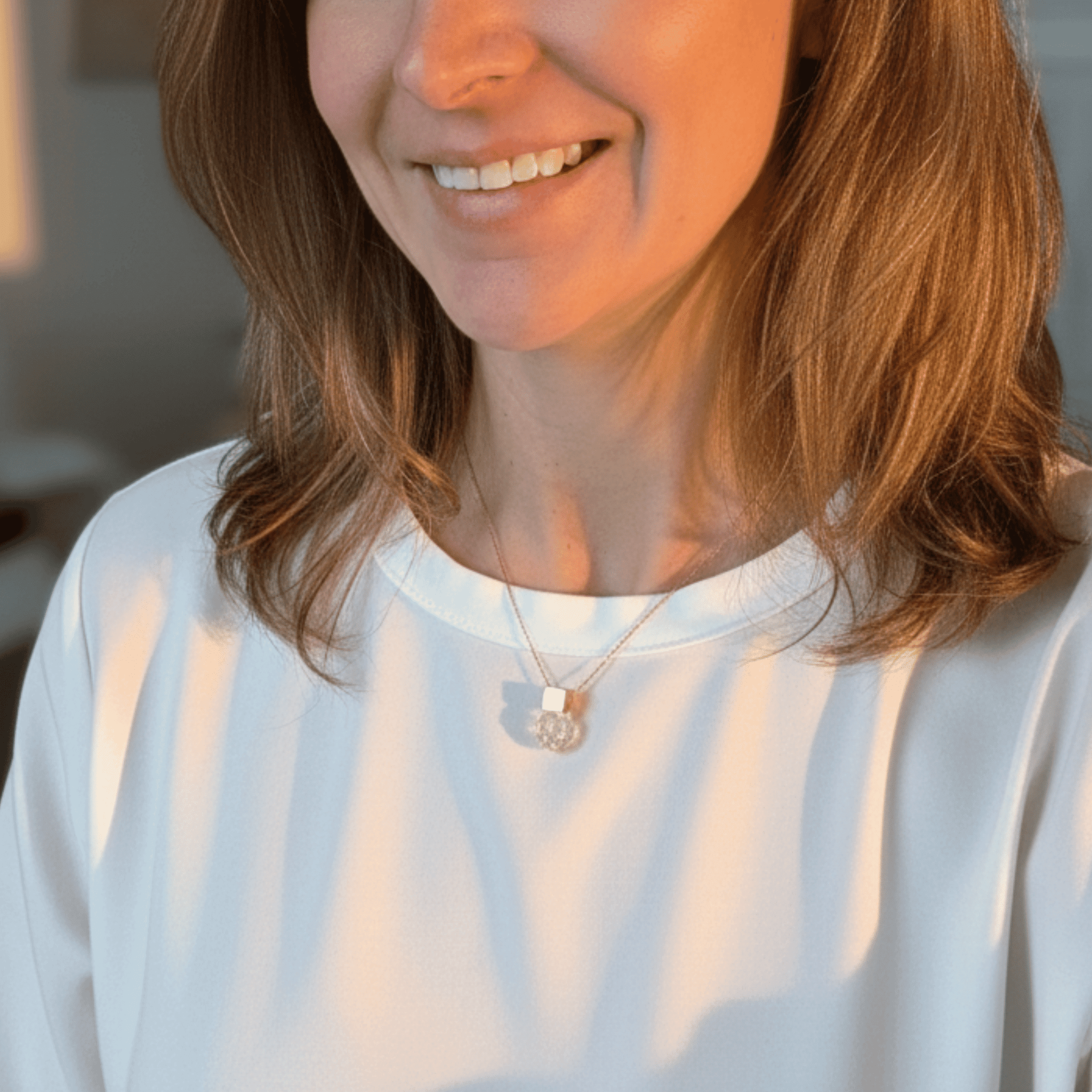 The Cube & Crystal Necklace