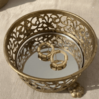 The Gilded Fiber Front - Facing Hoops