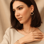 The Gilded Fiber Front - Facing Hoops