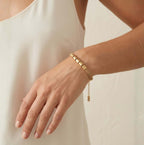 The Gilded Fiber Multi-Strand Bracelet